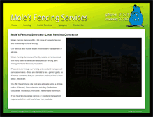Tablet Screenshot of molesfencing.co.uk